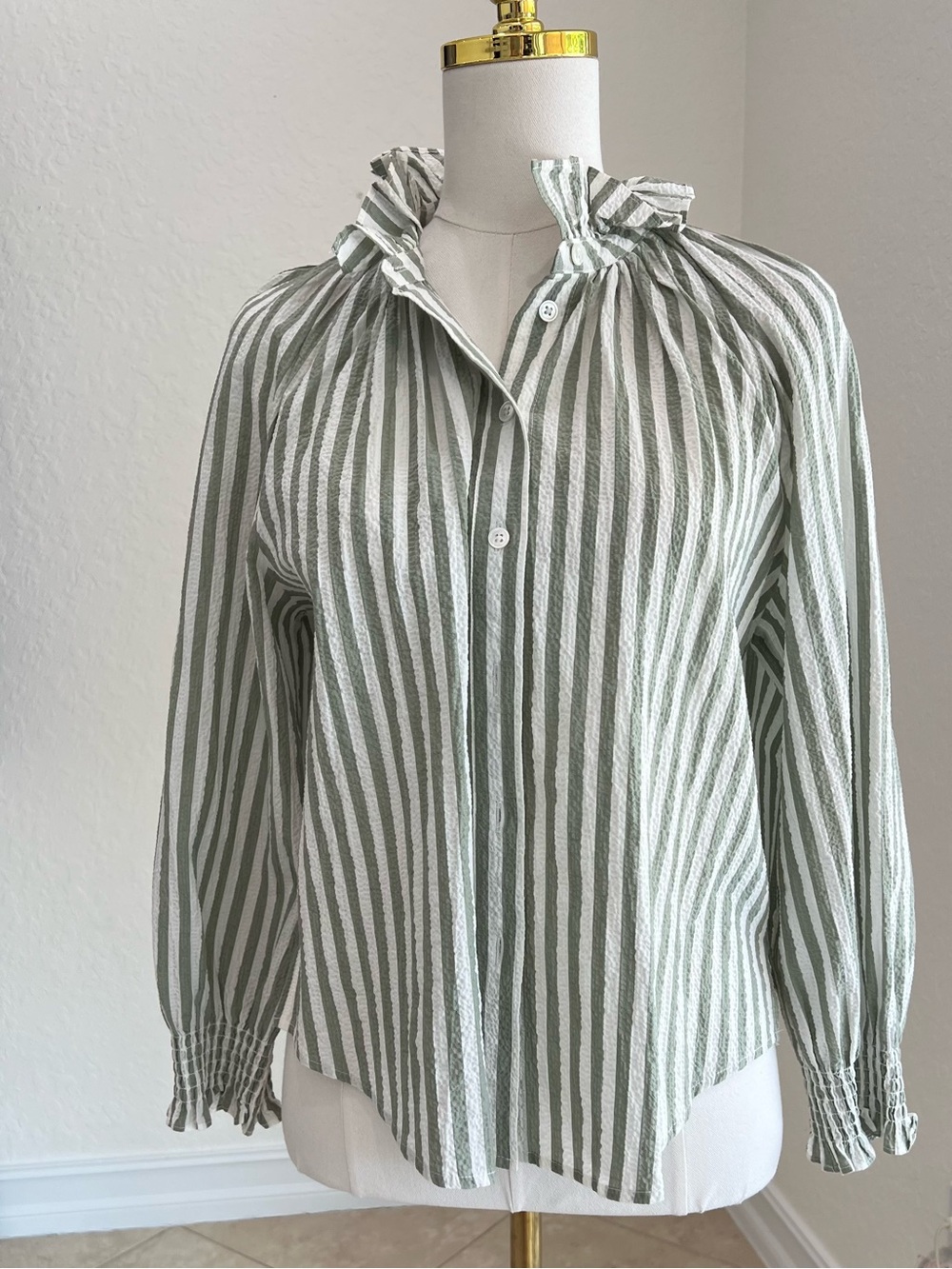 Veronica Beard - Sage/White Size 8
